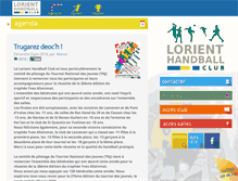 Tablet Screenshot of lorient-handball.com